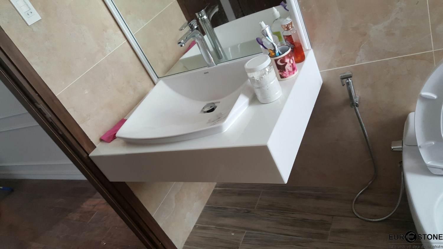 ban da lavabo 1 min